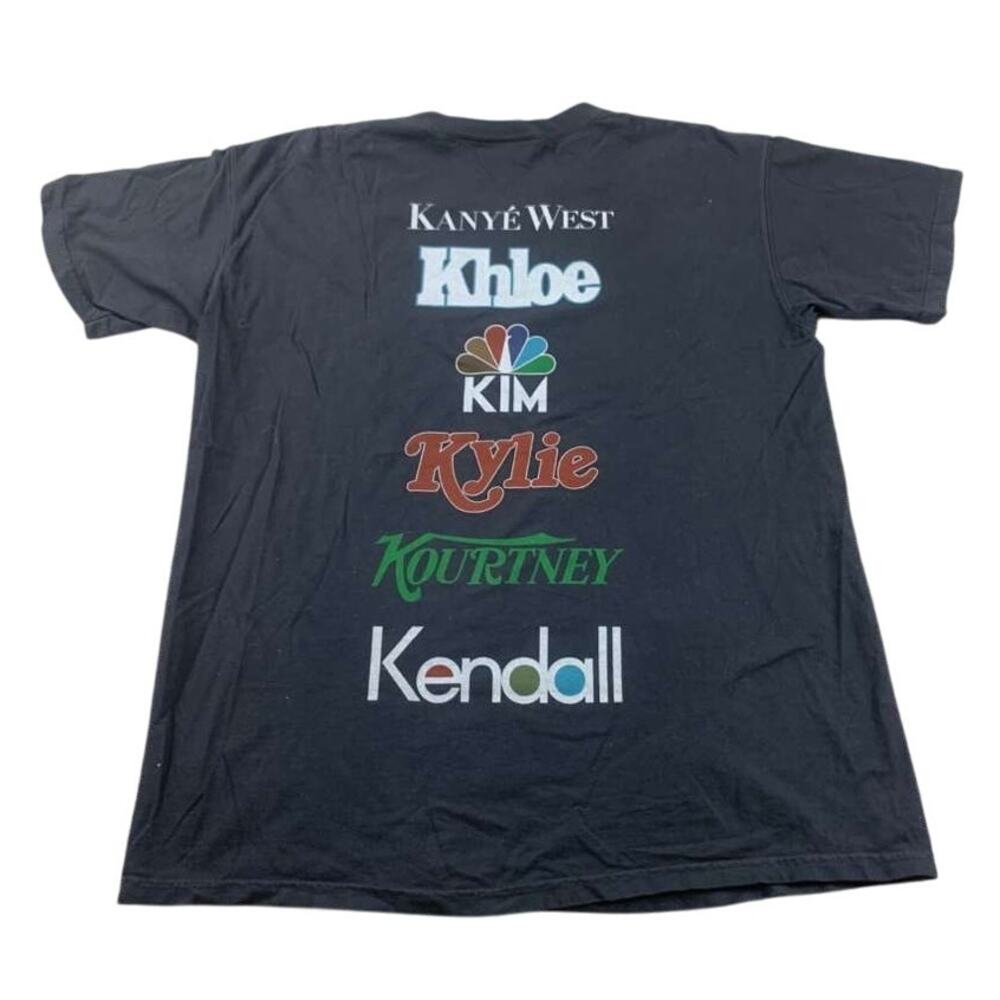The Hundreds KTV Kardashian Back Print Graphic T Shirt Black Mens L Streetwear